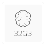 32 GB DDR4 @ 3200 MHz CL22 (2 x 16 GB)