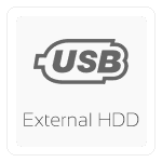 2TB External Portable USB HDD Seagate (black)