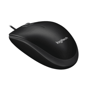 Logitech B100 wired mouse – Black